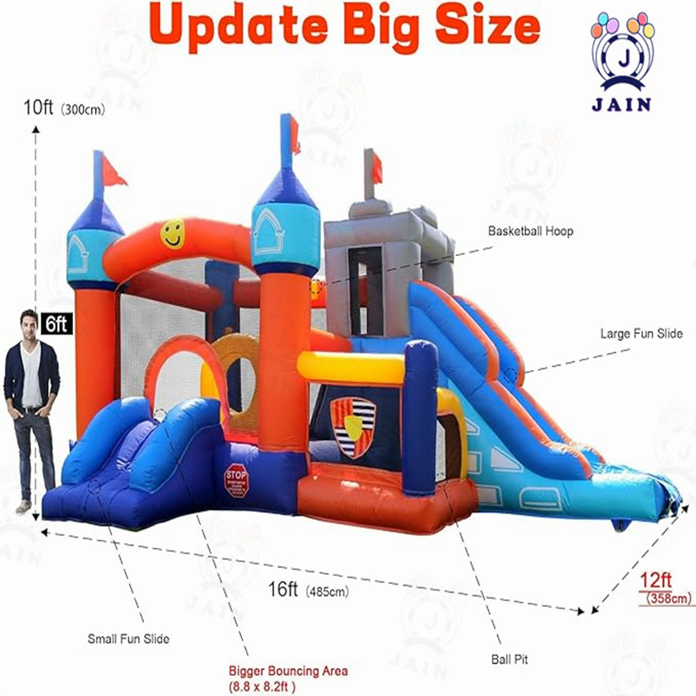 Inflatable Bounce House Castle - Kids Outdoor Inflatable reseña y precio