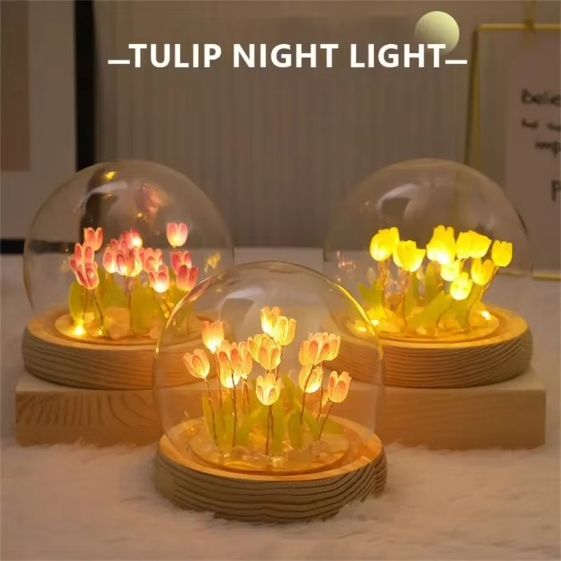 LED DIY Handmade Mini Tulip Ni - Kids Outdoor Movie Night reseña y precio