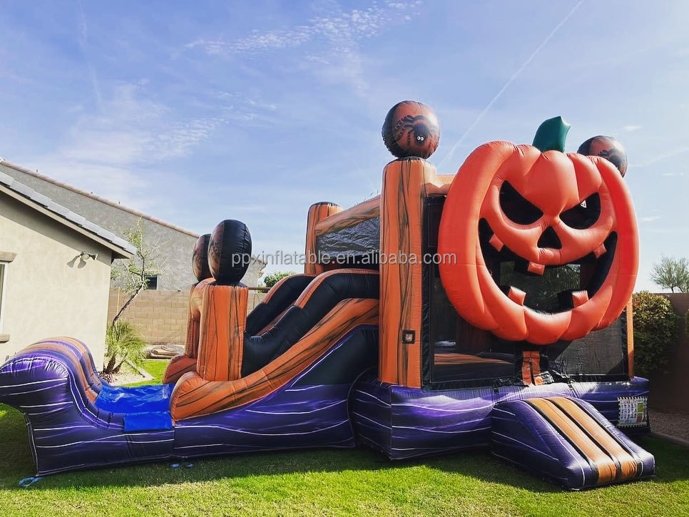 New Inflatable Halloween Bounc - Kids Outdoor Jumping Castle reseña y precio