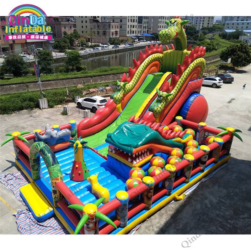 17*11m Large Inflatable Castle - Kids Outdoor Jumping Castle reseña y precio