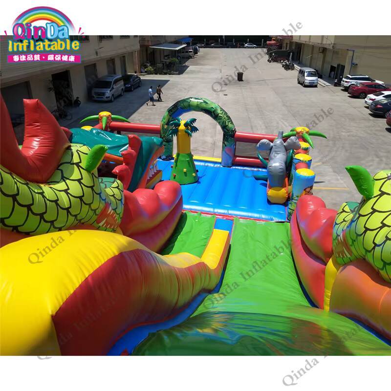 17*11m Large Inflatable Castle - Kids Outdoor Jumping Castle reseña y precio