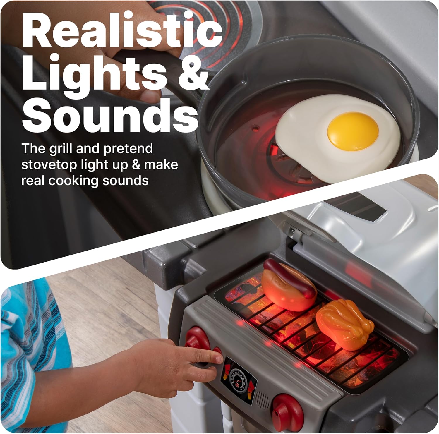 Grand Walk-in Kitchen & Grill  - Kids Outdoor House With Kitchen reseña y precio