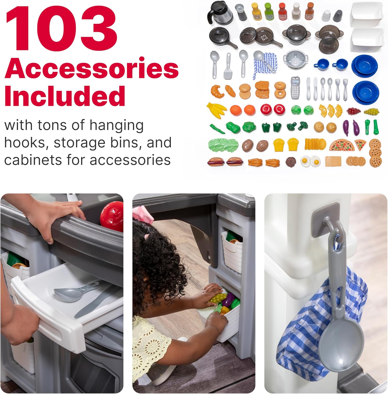 Grand Walk-in Kitchen & Grill  - Kids Outdoor House With Kitchen reseña y precio