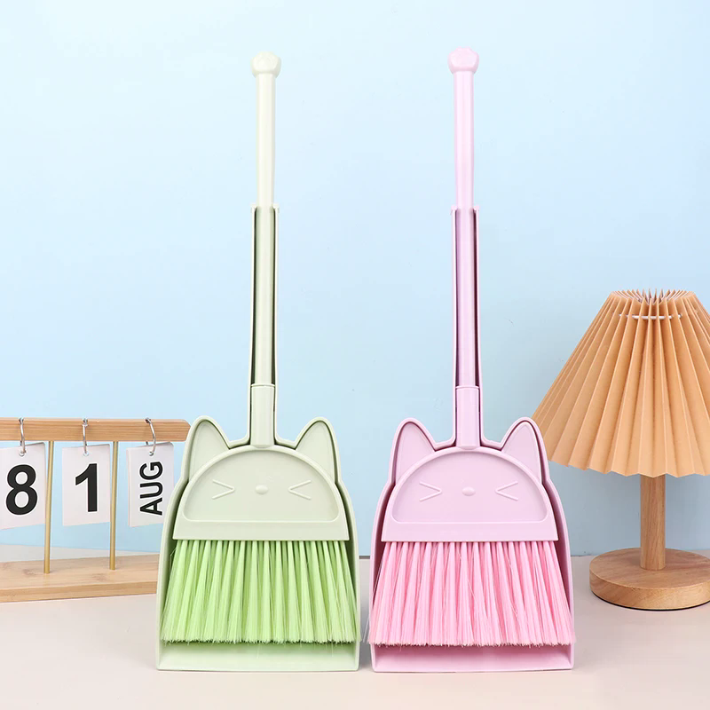 1 Set Cartoon Flexible Bristle - Kids Outdoor Broom reseña y precio