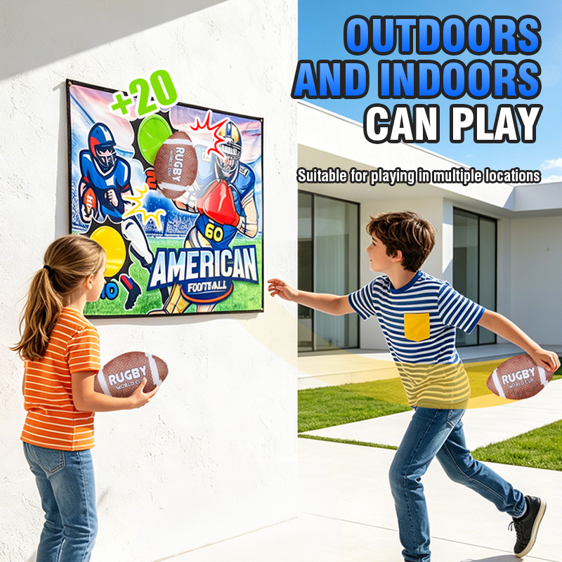Children's Rugby Ball Toss Gam - Kids Indoor Outdoor Games reseña y precio