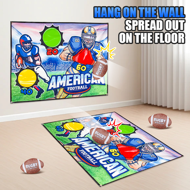 Children's Rugby Ball Toss Gam - Kids Indoor Outdoor Games reseña y precio