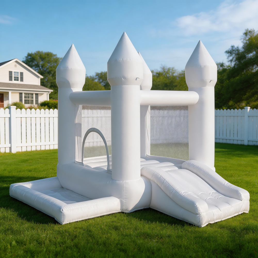 Popular White Wedding Inflatab - Kids Outdoor Jumping Castle reseña y precio