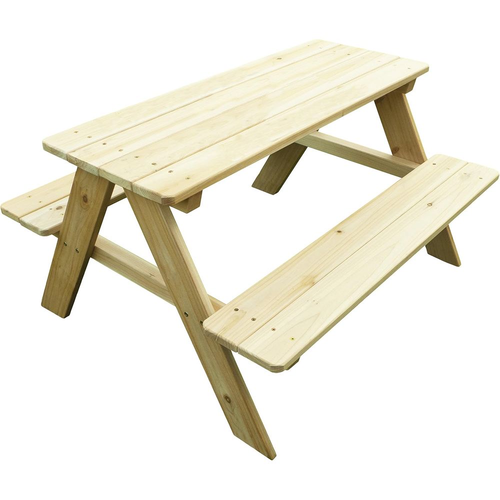 Outdoor Wooden Picnic Bench fo - Kids Outdoor Dining Table reseña y precio