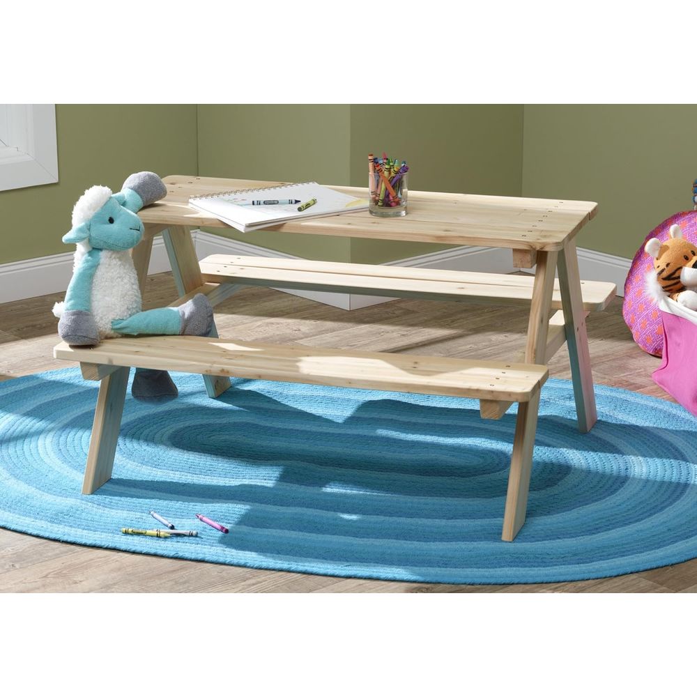 Outdoor Wooden Picnic Bench fo - Kids Outdoor Dining Table reseña y precio