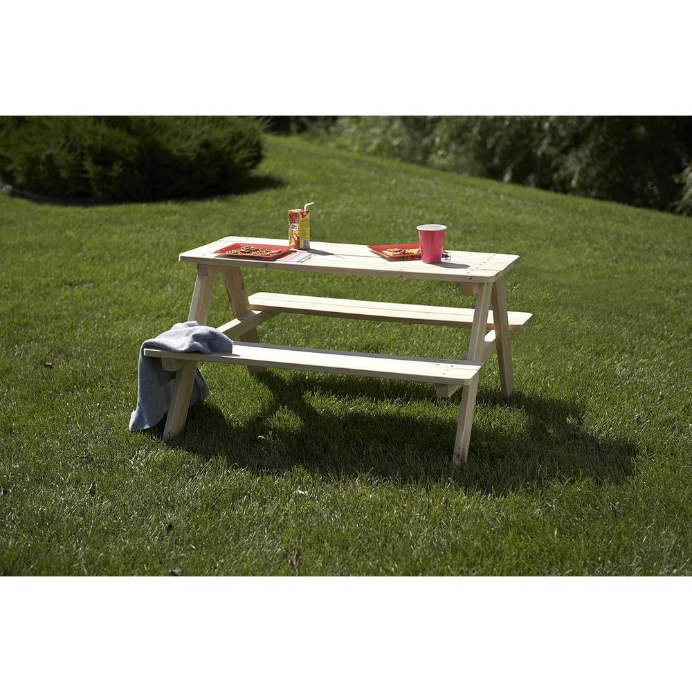 Outdoor Wooden Picnic Bench fo - Kids Outdoor Dining Table reseña y precio