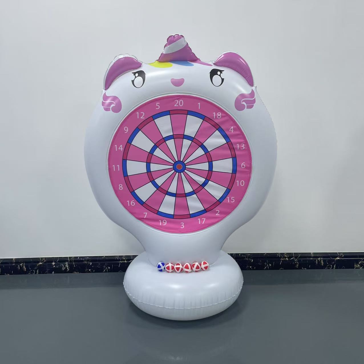 Inflatable Unicorn Throwing Ga - Kids Outdoor Inflatable reseña y precio