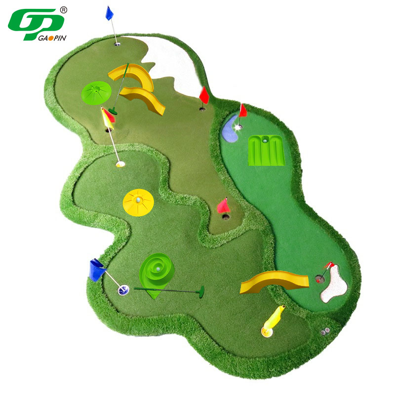 Mini Golf Course Set Indoor/Ou - Kids Indoor Outdoor Games reseña y precio