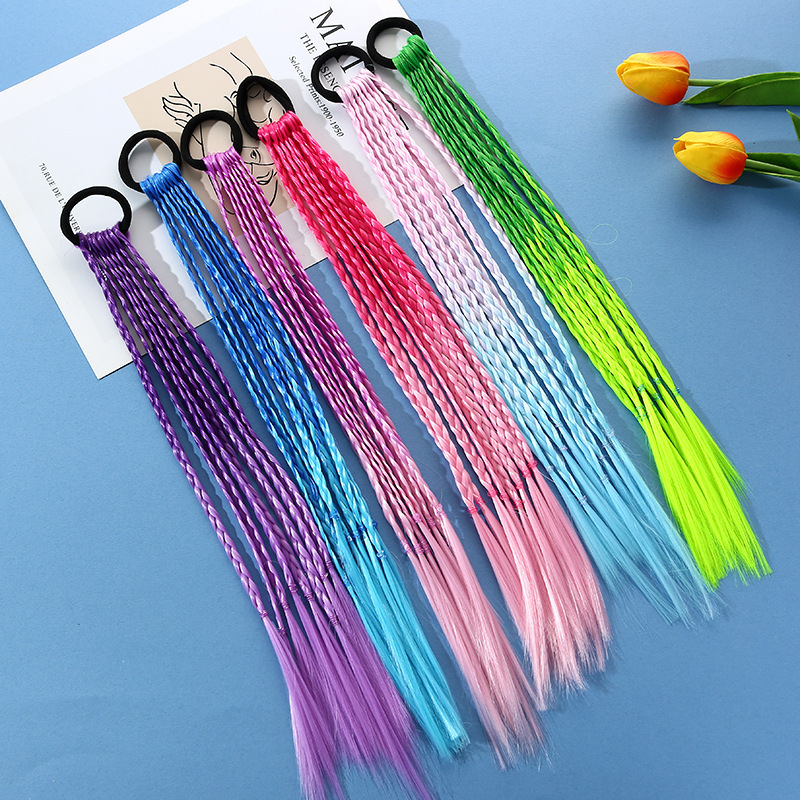 1 PCS New Girls Colorful Wigs  - Kids Outdoor Decor reseña y precio