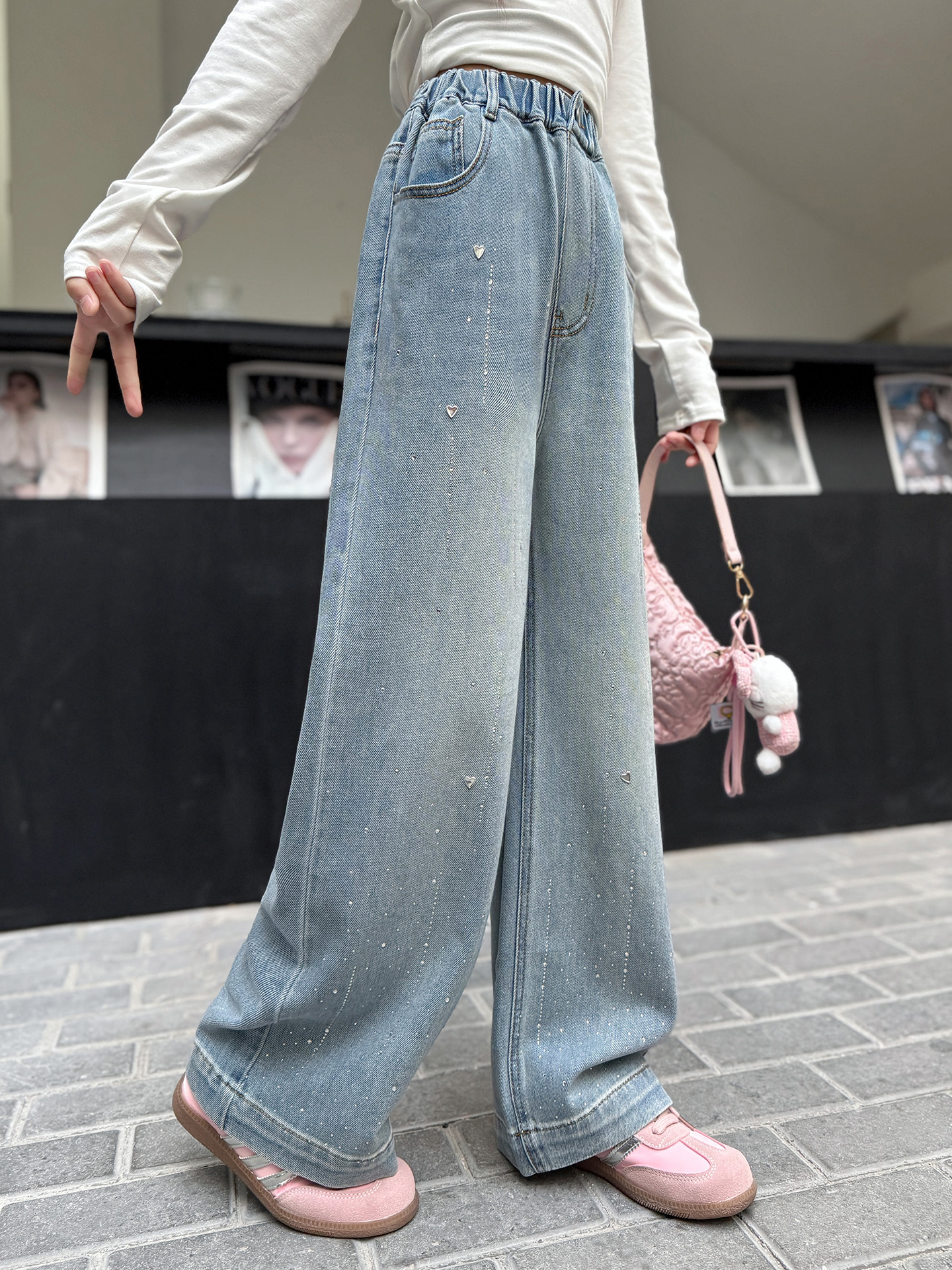 Spring Fashion Girls Jeans Cas - Kids Outdoor Youtube reseña y precio