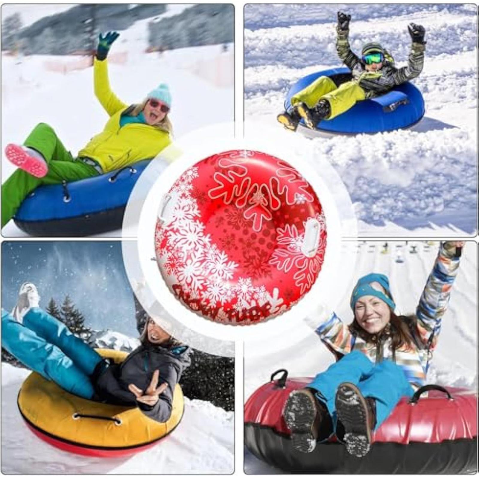 Inflatable Snow Tube, Thickene - Kids Outdoor Youtube reseña y precio
