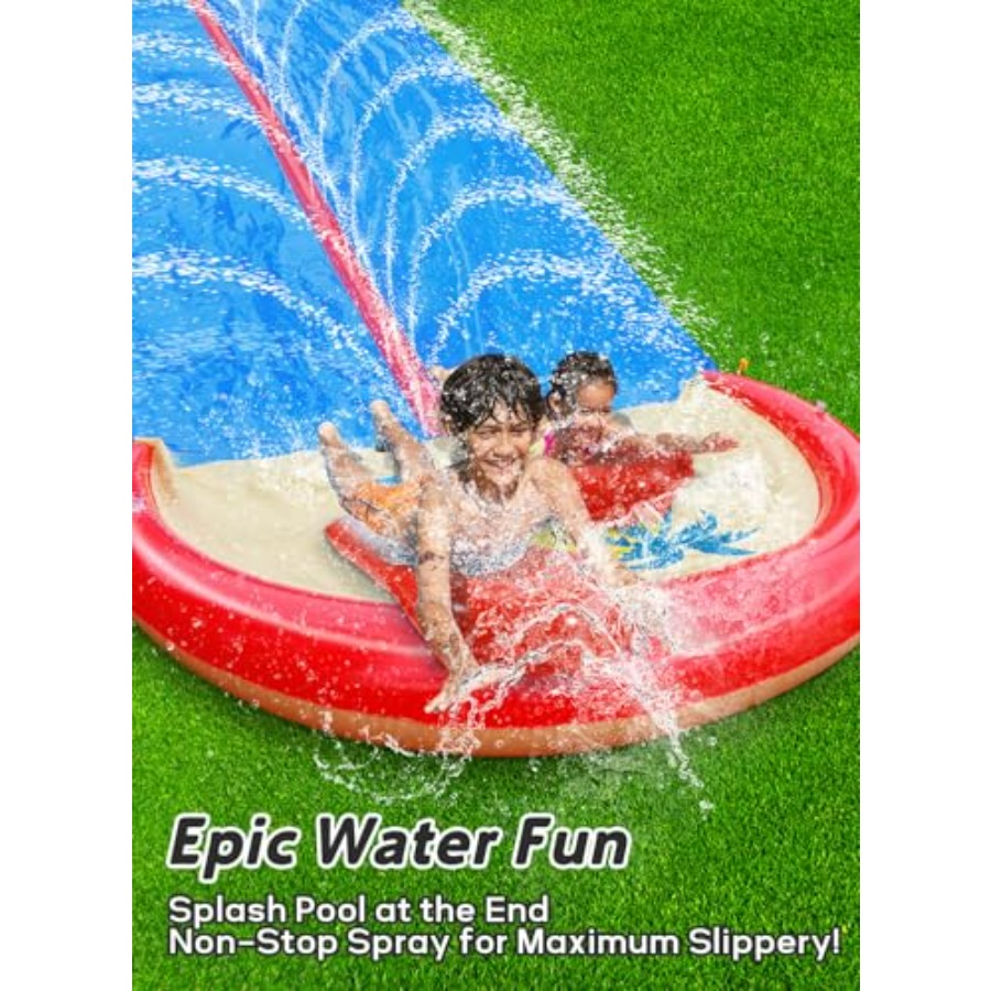 Outdoor backyard water slide f - Kids Outdoor Water Sprinkler reseña y precio
