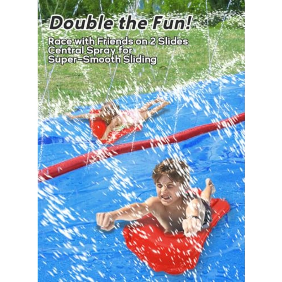 Outdoor backyard water slide f - Kids Outdoor Water Sprinkler reseña y precio