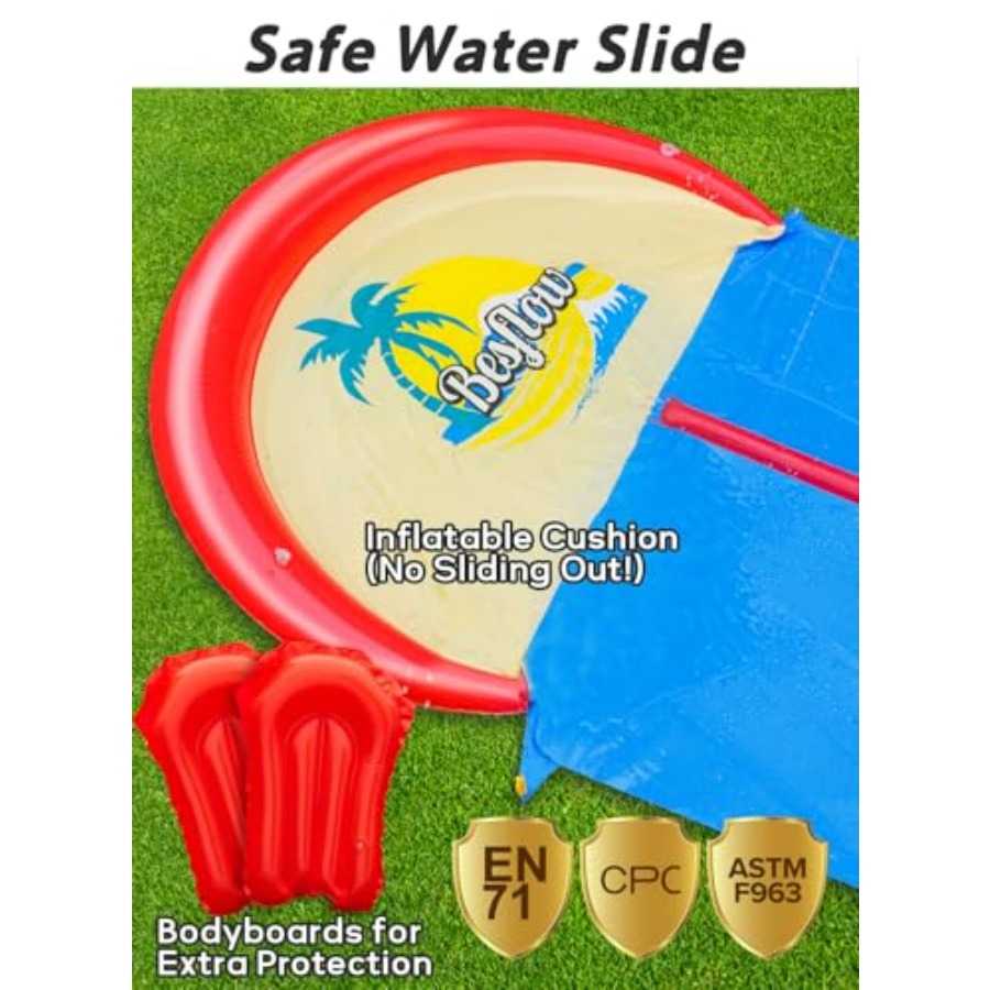 Outdoor backyard water slide f - Kids Outdoor Water Sprinkler reseña y precio