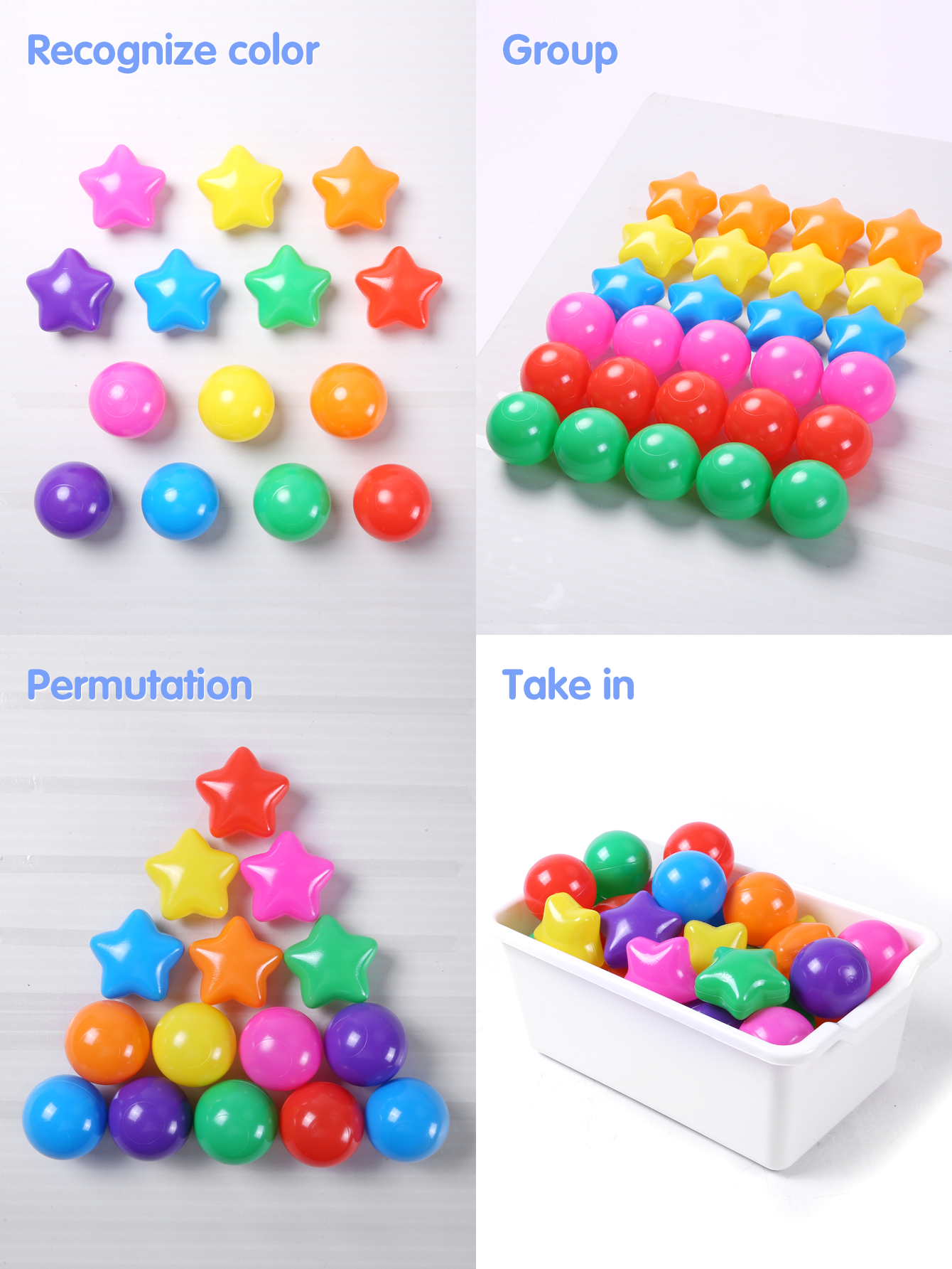 Crush Proof Ball Pit Ball Pack - Kids Outdoor Fence reseña y precio